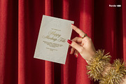 Christmas Card Mockup Set, a Product Mockup by Renderteam (Thumbnail 9 of 16)