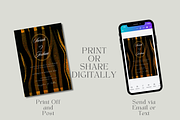 Tiger Stripe Wedding Invitation, an Invitation Template by InvitingStorys (Thumbnail 8 of 11)