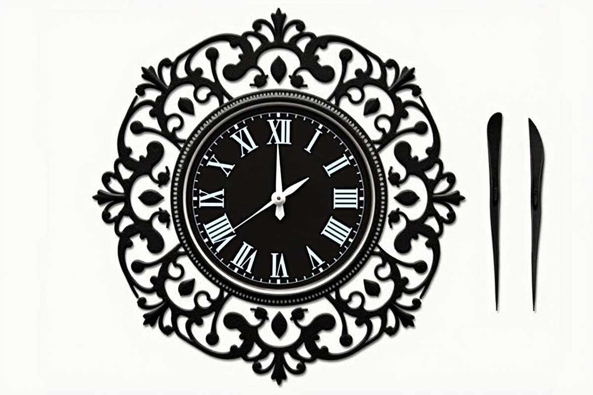 Vintage Wall Clock Victorian design, an Illustration by Amazin_art (Photo 18 of 21)