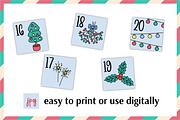 Christmas Advent Calendar for kids, a Card Template by AnnaViolet_store (Thumbnail 7 of 11)