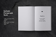 Simple Book Template, a Stationery Template by Meknya (Thumbnail 1 of 3)