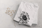 Sunflowers Outline Drawings, an Object Graphic by Dervik Art Store (Thumbnail 7 of 7)