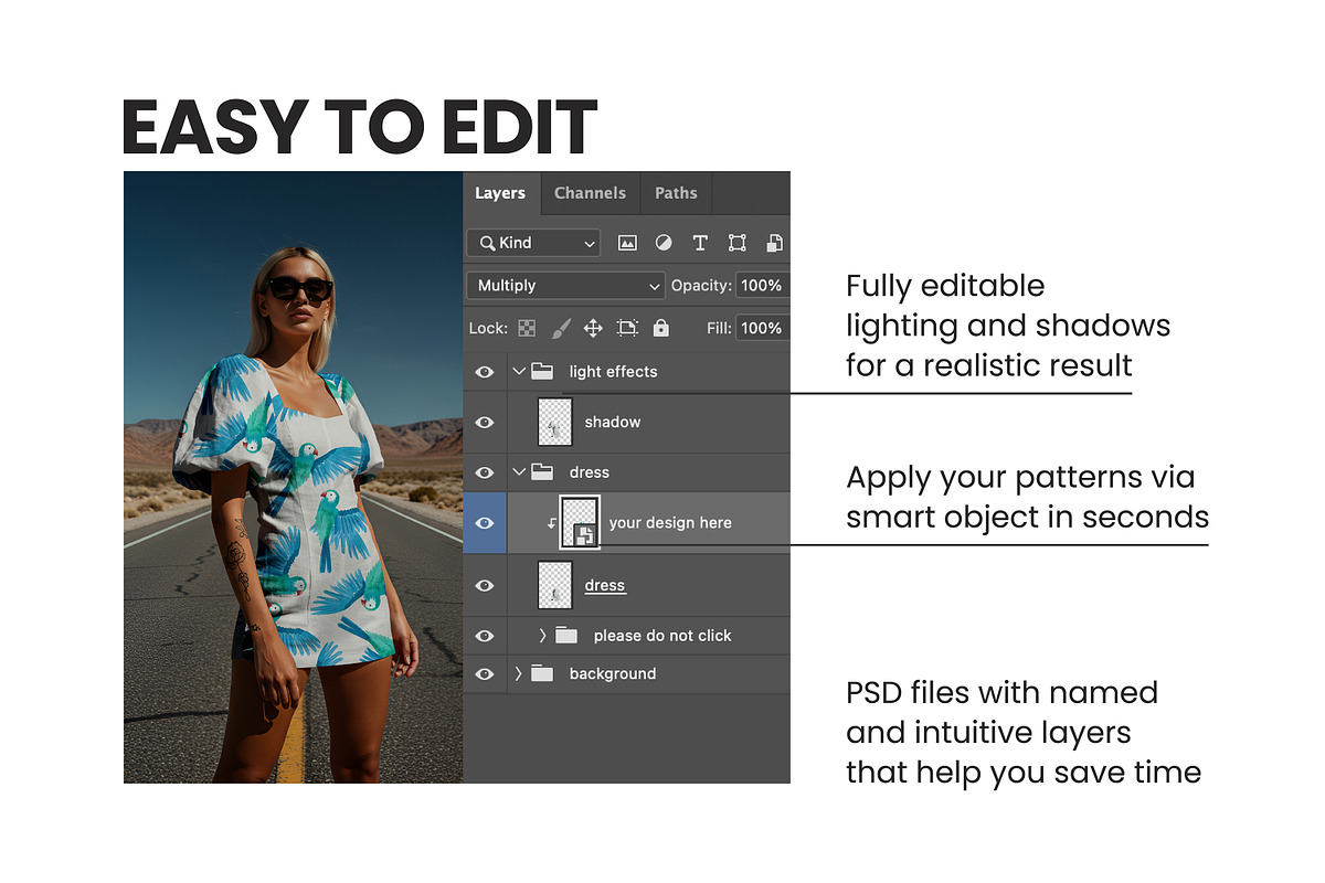 Apparel Mockup | Modern Dress, a Shirt Mockup by ARARA ✸ Creative Design (Photo 2 of 3)