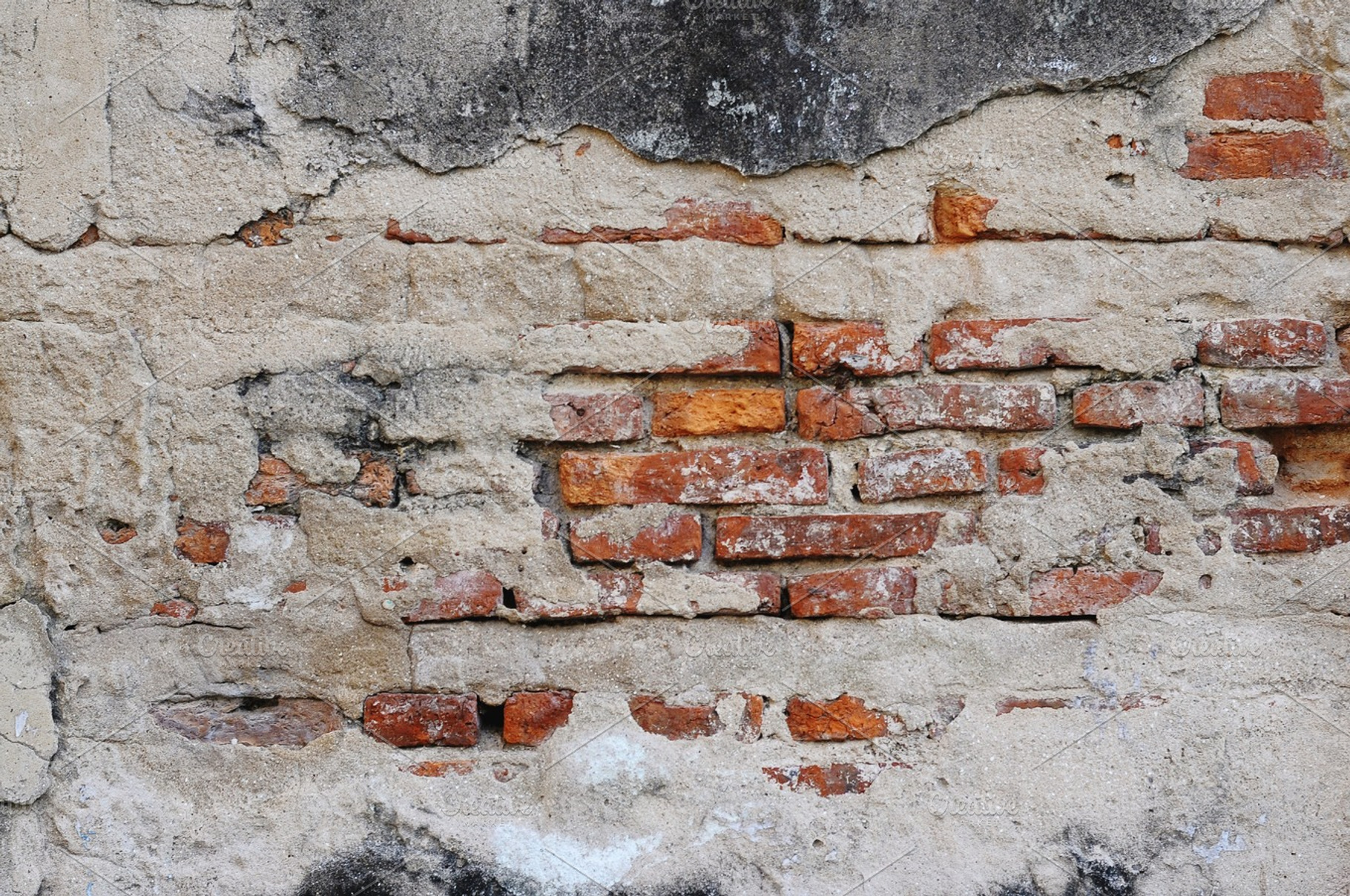 Decayed brick wall, an Architecture Photo by PEMIKA