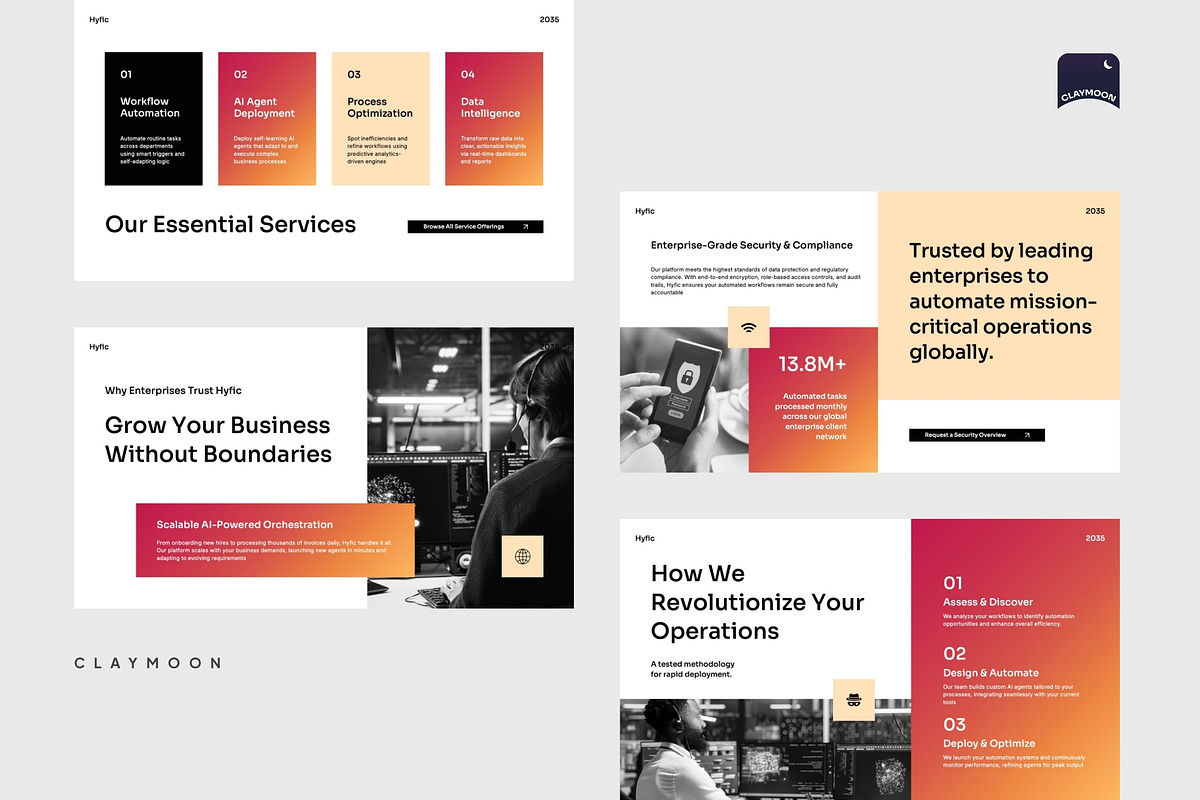 Data Privacy Solutions Pitch Deck, a Presentation Template by Claymoon Lab (Photo 4 of 7)