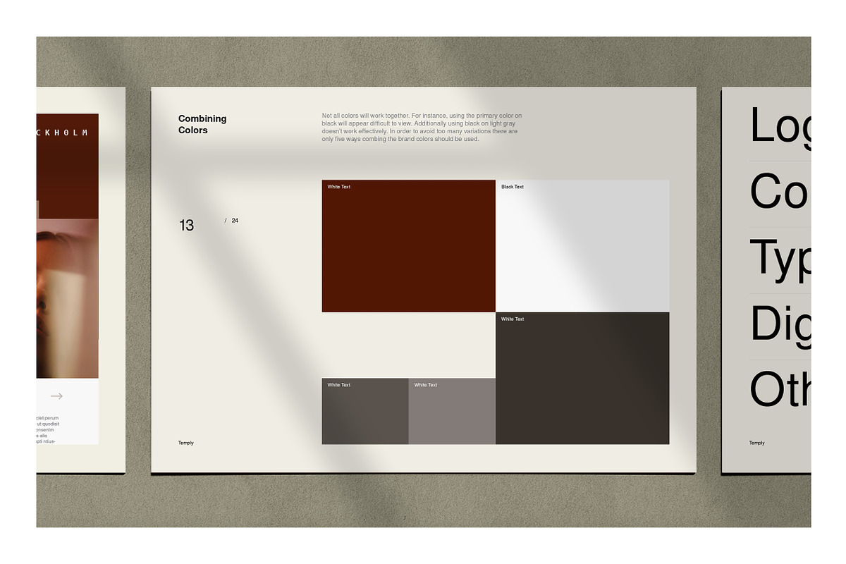Brand Guidelines, a Brochure Template by T E M P L Y (Photo 15 of 19)