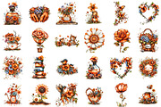 Mother's Day Flower Clipart, an Illustration by designcity5 (Thumbnail 2 of 5)