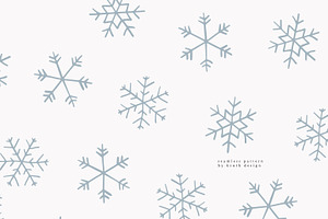 SNOWFLAKE PATTERN / Vector Png