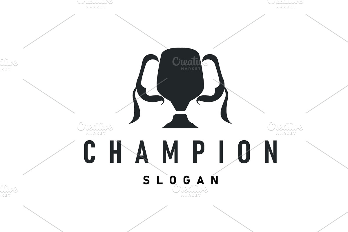 championship design trophy logo, a Branding & Logo Template by Maylianaw28