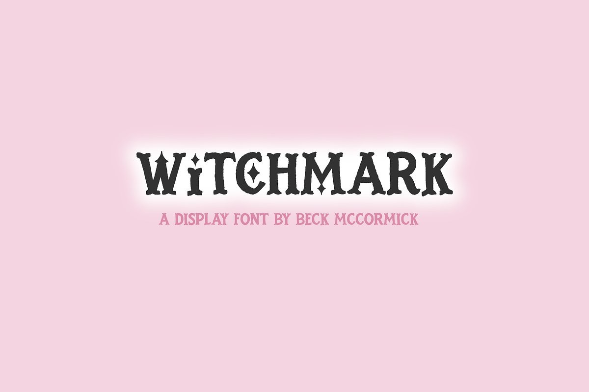 Witchmark Serif - A Tarot Font, a Handwritten Font by Beck McCormick (Photo 1 of 10)