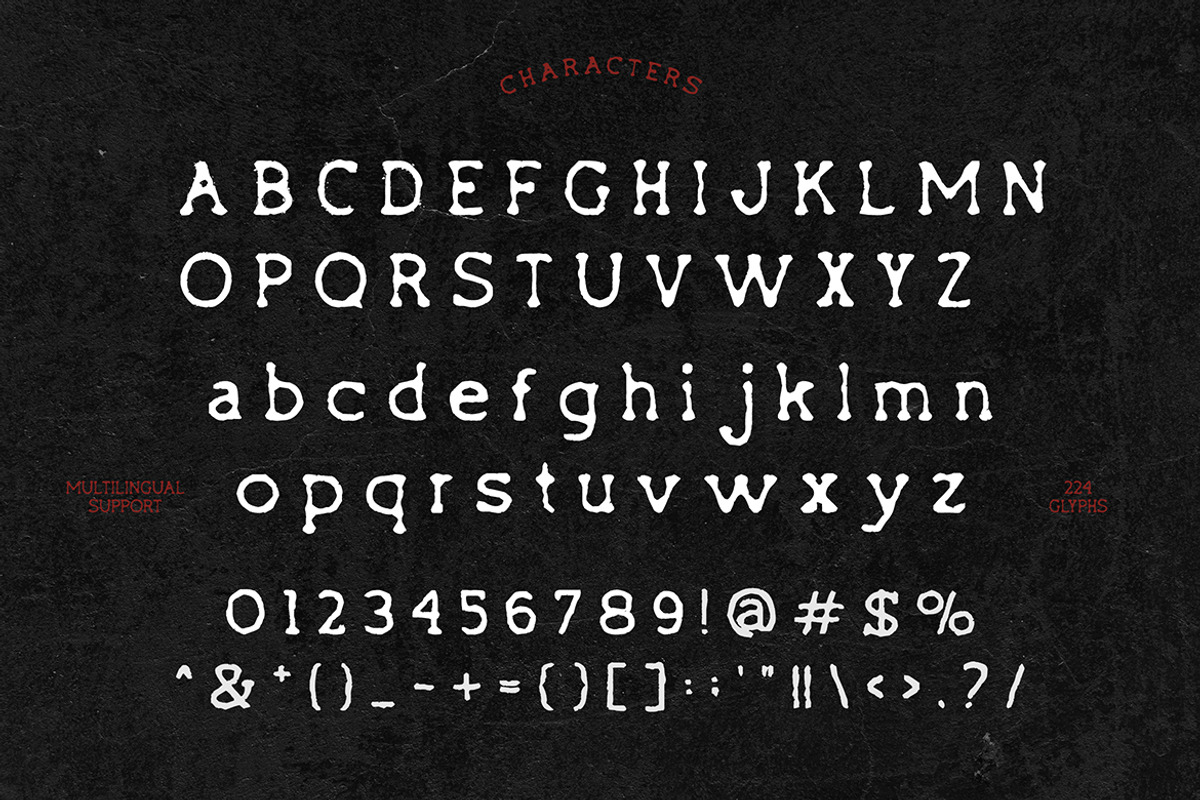 Inkfolk Modern Hand-Inked Font, a Blackletter Font by Vadovastd (Photo 2 of 7)