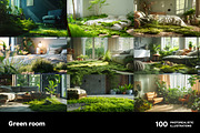 Green rooms. Collection, a Decorative Illustration by Handmadefont (Thumbnail 4 of 14)