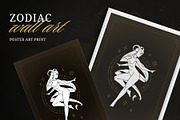 Mystical Aries Zodiac Wall Art, a Person Illustration by Vasya Kobelev (Thumbnail 1 of 7)
