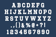 Varsity Destroy, a Slab Serif Font by Fourteen Letter (Thumbnail 3 of 4)