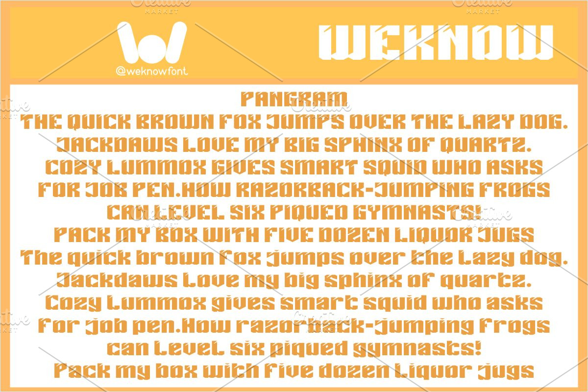 Sideways Rain font, a Font by weknow (Photo 6 of 8)