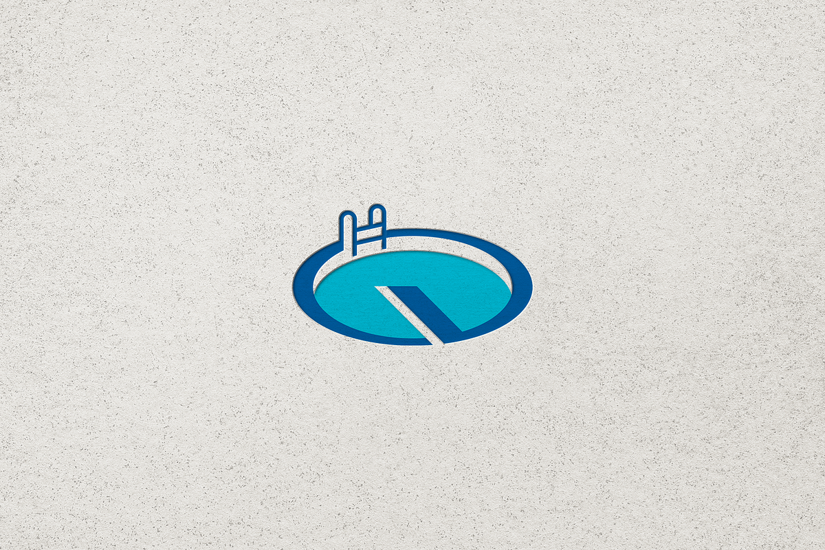 Minimalist Modern Pool Logo, a Branding & Logo Template by Luxury Logos (Photo 4 of 4)