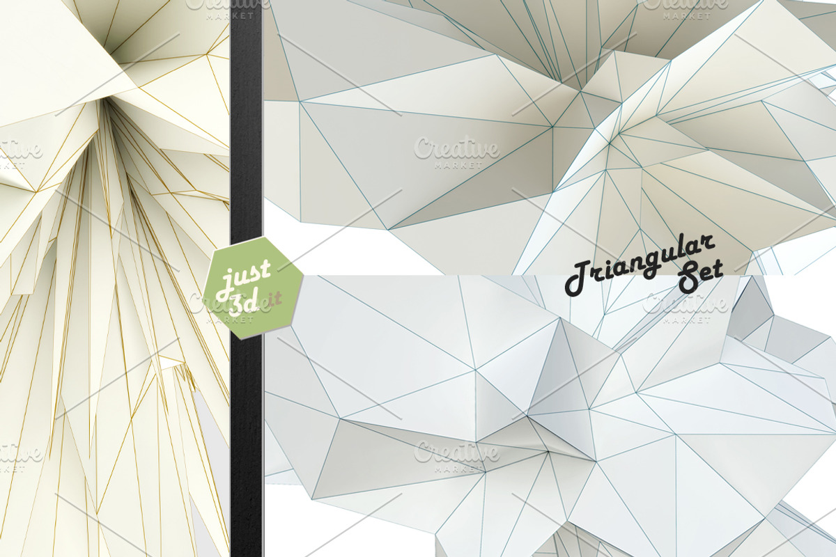 Abstract crumpled background