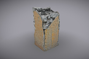 Broken Concrete Pillar