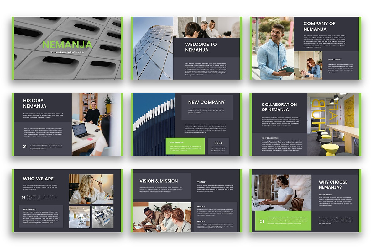 Nemanja – Business PowerPoint, a Presentation Template by kreatifreya (Photo 2 of 5)