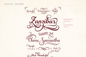 Samantha Bold Italic Pro