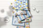 Mediterranean food Sardine patterns, a Pattern Graphic by Tani Kuzminka (Thumbnail 13 of 25)