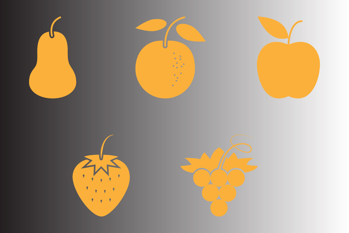 Fruit icon design template, a Solid Icon by Sumberpangan (Photo 3 of 3)
