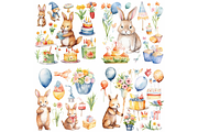 Midjourney Prompt Birthday ClipArt, an Object Graphic by Milano Creative (Thumbnail 4 of 7)