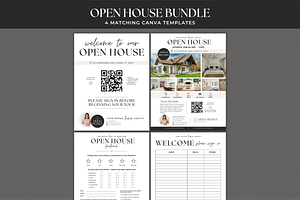 Open House Templates Bundle