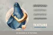 Texture Photoshop Brushes, a Brush Add-On by Design Squad (Thumbnail 1 of 5)