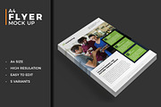 Photorealistic Flyer Mockup Pack, a Print Template by Advaita Printables (Thumbnail 3 of 5)