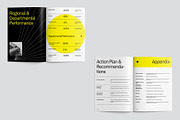 Modern Minimalist KPI Report - Bline, a Brochure Template by fakhroo (Thumbnail 8 of 9)