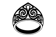 Ornamental Mandala and Lotus Vector, a Decorative Illustration by balal (Thumbnail 7 of 16)