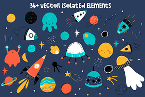 Space Vector Clipart Collection