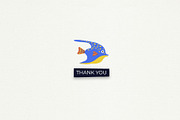 Fish & Seashells clipart, an Animal Illustration by Irina Ostapenko (Thumbnail 9 of 9)