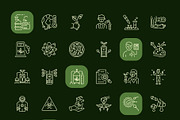 Bio Icons Art Set, an Outline Icon by Prosymbols (Thumbnail 8 of 8)