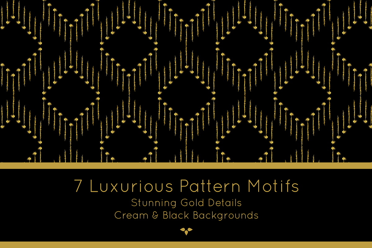 Opulent Gold Patterns, a Pattern Graphic by HMJS Designs (Photo 5 of 8)