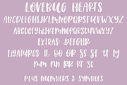 Lovebug Hearts Font Trio, a Symbol Font by Jordyn Alison Designs (Thumbnail 11 of 12)