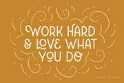 Kindred Handlettered Typeface, a Sans Serif Font by Rachel Kick (Thumbnail 2 of 9)
