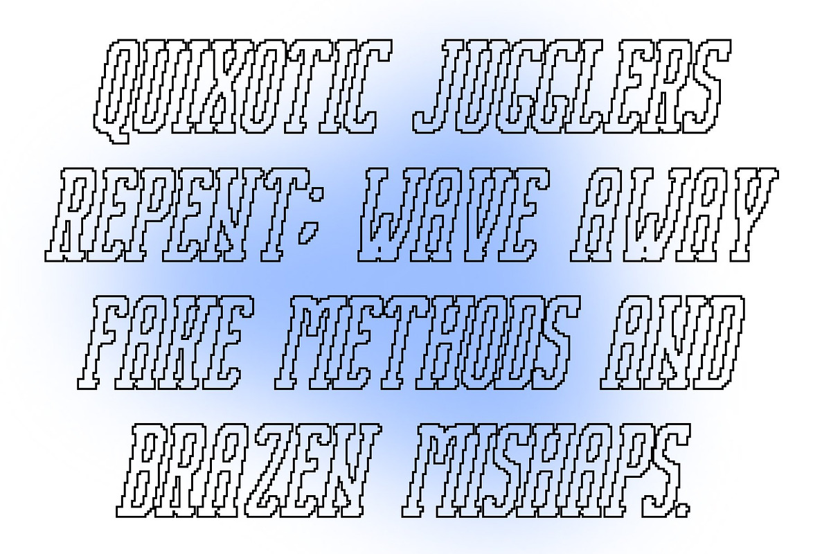 Nordin Slab Rounded Pixel, a Slab Serif Font by Craft Supply Co. (Photo 7 of 8)