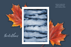 NordicBlues Watercolor Pack