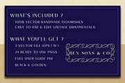 Vintage Decorative Flourishes Pack, an Object Graphic by Design Unique (Thumbnail 9 of 11)