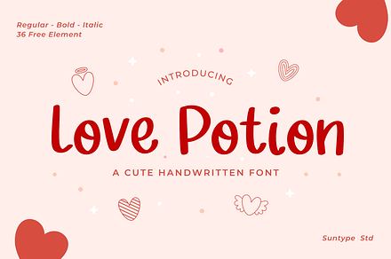 Love Potion Handwriting Font