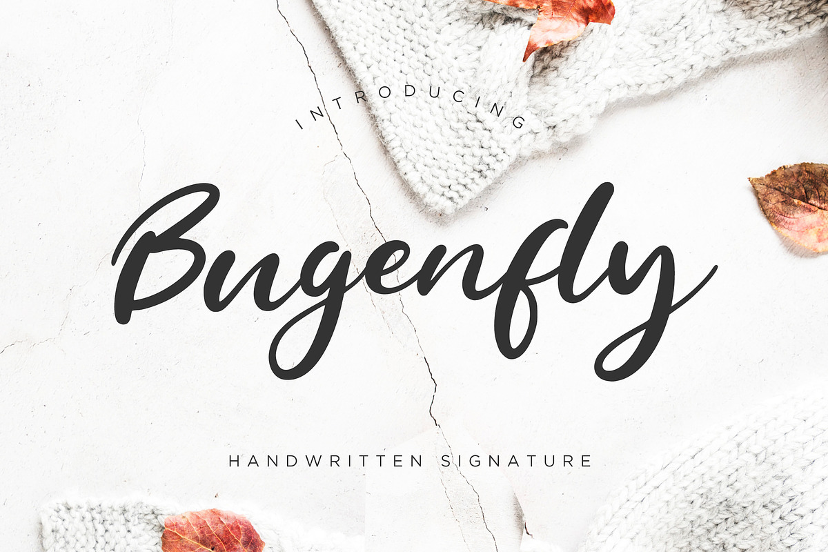 Bugenfly Handwritten Instagram