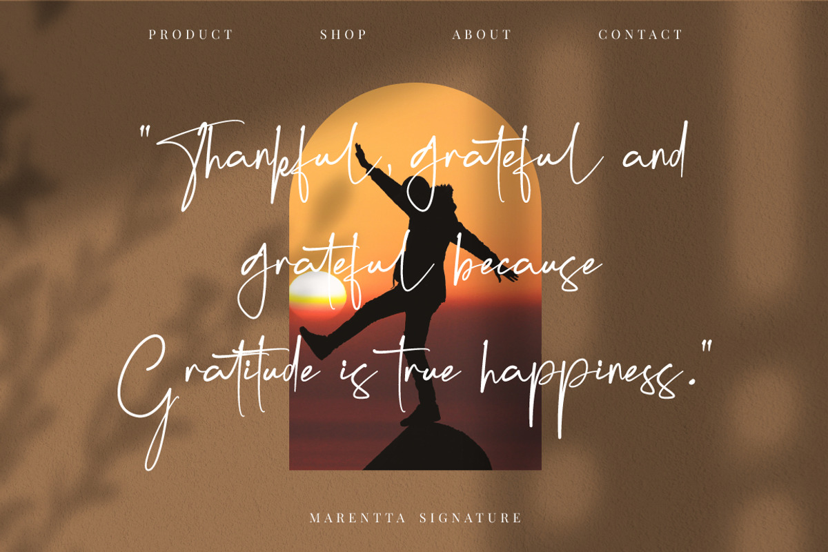 Marentta Signature Business Font, a Script Font by KennedyStudio (Photo 6 of 10)