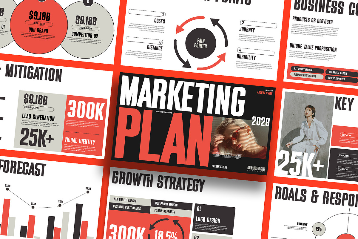 Marketing Plan Presentation Deck, a Presentation Template by Templeste (Photo 2 of 8)
