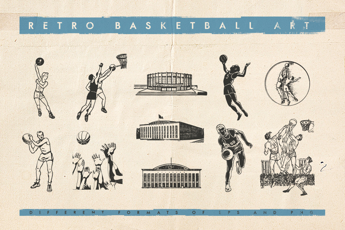 Retro Basketball, an Illustration by Retro Machine (Photo 4 of 6)