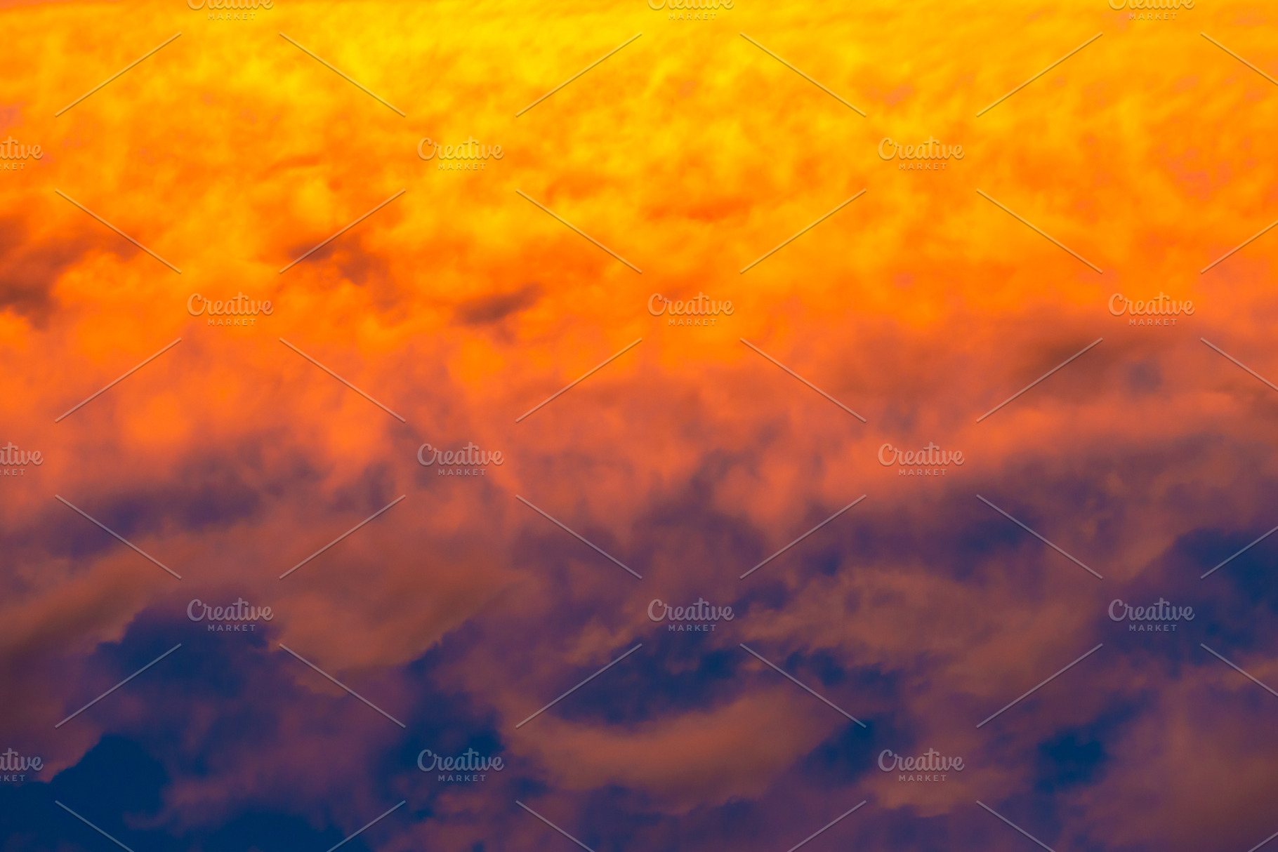 Sunset sky, dramatic clouds on colorful sky, a Nature Photo by Vapi