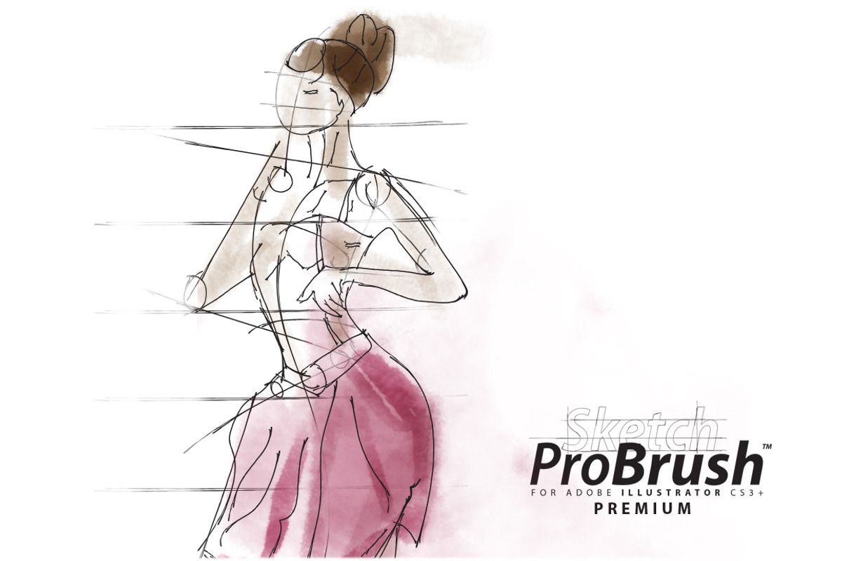 1730+ Illustrator Brushes BUNDLE, a Brush Add-On by Leonard Posavec (Photo 12 of 18)