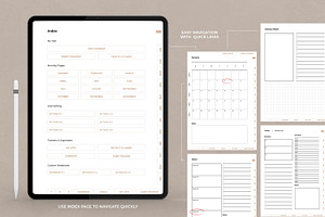 Digital PDF Planner Templates