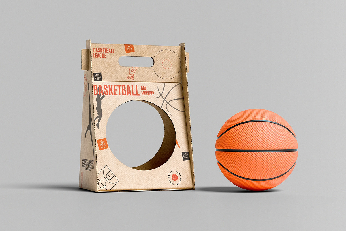Basketball Packaging Box Mock-Up, a Packaging Mockup by hokagata (Photo 5 of 5)